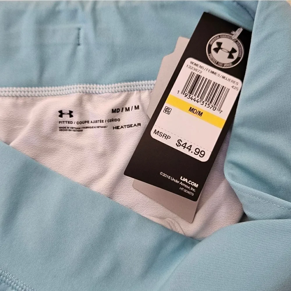 Under Armour Blue Fitted Speedpocket Running Shorts